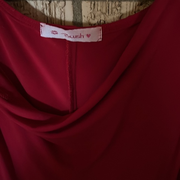 Sexy red dress with mermaid look at the bottom of dress! - Picture 2 of 2